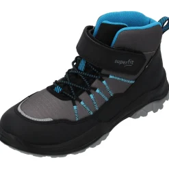 Superfit 1-000055-0000 JUPITER, Winterstiefel, Kinder, SCHWARZ/TÜRKIS