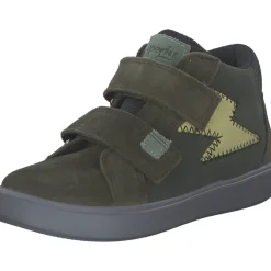 Superfit 1-000771-7010 Stiefelette Leder SUPIES, Lauflernschuhe, Kinder, GRÜN/GELB