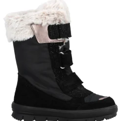 Superfit 1-000226-0000 Stiefelette Leder FLAVIA, Winterstiefel, Kinder, SCHWARZ/BEIGE