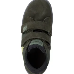 Superfit 1-000771-7010 Stiefelette Leder SUPIES, Lauflernschuhe, Kinder, GRÜN/GELB