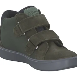 Superfit 1-000771-7010 Stiefelette Leder SUPIES, Lauflernschuhe, Kinder, GRÜN/GELB