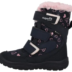 Superfit 1-009090-8020 Stiefelette Synthetik CRYSTA, Winterstiefel, Kinder, BLAU/ROSA