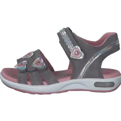 Superfit EMILY 06133, Sandalen (Kinder), Kinder, HELLGRAU/ROSA