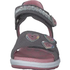 Superfit EMILY 06133, Sandalen (Kinder), Kinder, HELLGRAU/ROSA