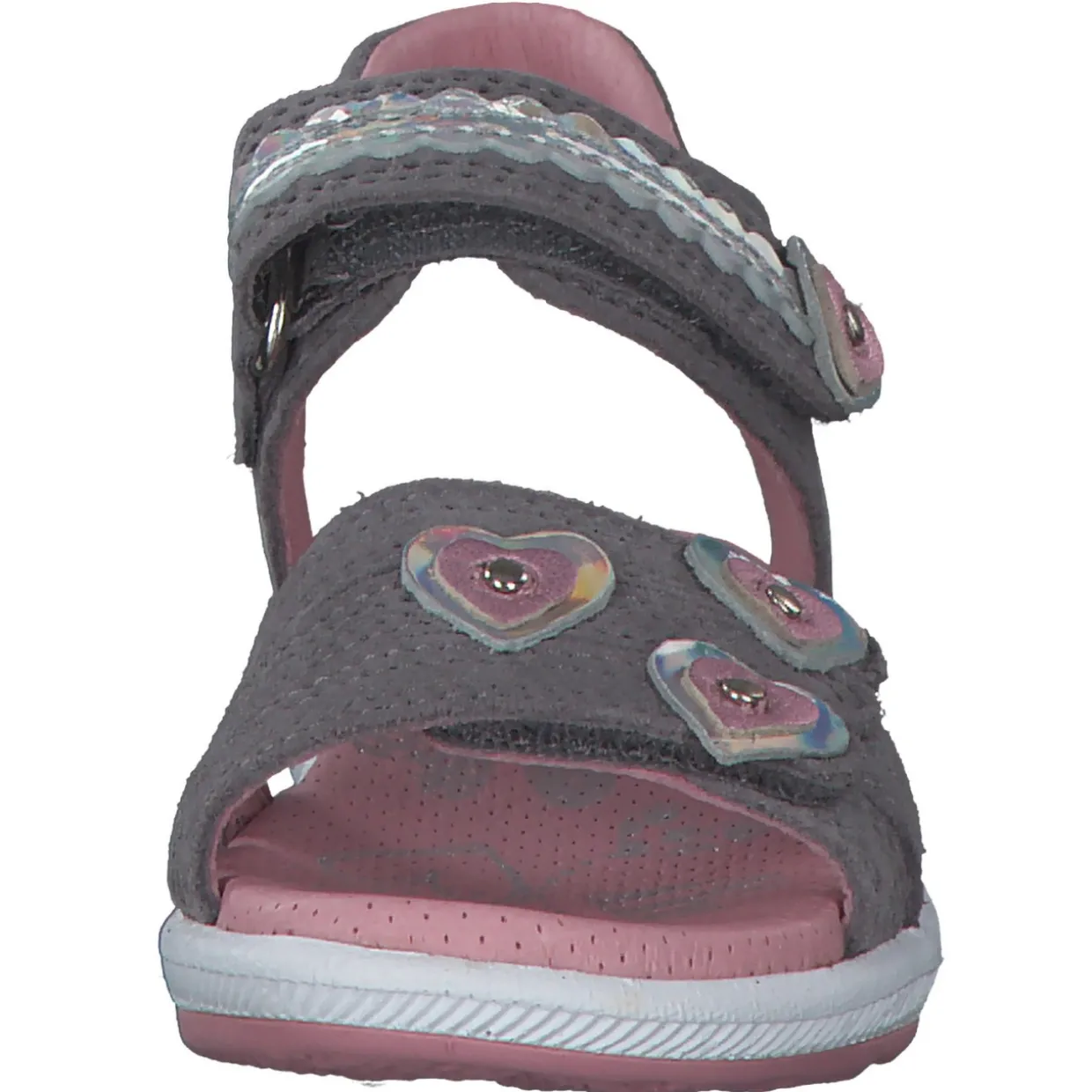 Superfit EMILY 06133, Sandalen (Kinder), Kinder, HELLGRAU/ROSA
