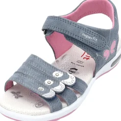Superfit EMILY 06137, Sandaletten, Kinder, BLAU/ROSA