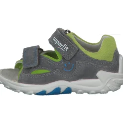 Superfit FLOW 00034, Sandalen (Kinder), Kinder, HELLGRAU/HELLGRÜN