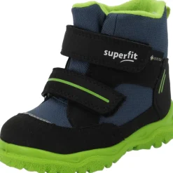 Superfit HUSKY1 006045 M, Lauflernschuhe, Kinder, SCHWARZ/HELLGRÜN