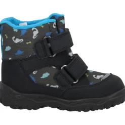 Superfit HUSKY1 006045 M, Lauflernschuhe, Kinder, GRAU/HELLBLAU