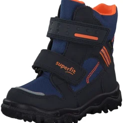 Superfit HUSKY 09044, Winterstiefel, Kinder, Blau (Blau/Orange)