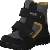Superfit HUSKY 00047, Winterstiefel, Kinder, schwarz/gelb