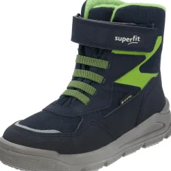 Superfit MARS 09087, Stiefel (Kinder), Kinder, BLAU/HELLGRÜN