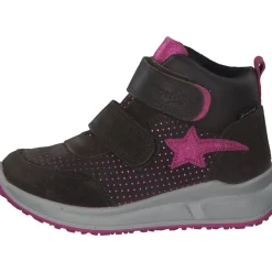 Superfit MERIDA 09183, Sneakers High, Kinder, braun/rosa
