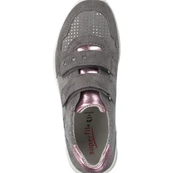 Superfit MERIDA 00187, Sneakers Low, Kinder, Grau (Smoke Kombi)