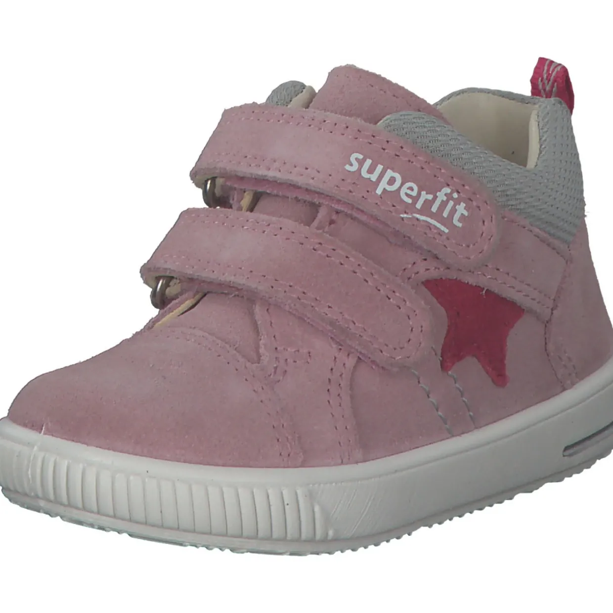 Superfit MOPPY 09352 W, Lauflernschuhe, Kinder, 22 ROSA/HELLGRAU