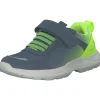 Superfit RUSH 00211 M, Slipper (Kinder), Kinder, BLAU/GELB