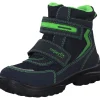 Superfit SNOWCAT 09030, Winterstiefel, Kinder, Grün (Blau/Grün)