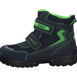 Superfit SNOWCAT 09030, Winterstiefel, Kinder, Grün (Blau/Grün)