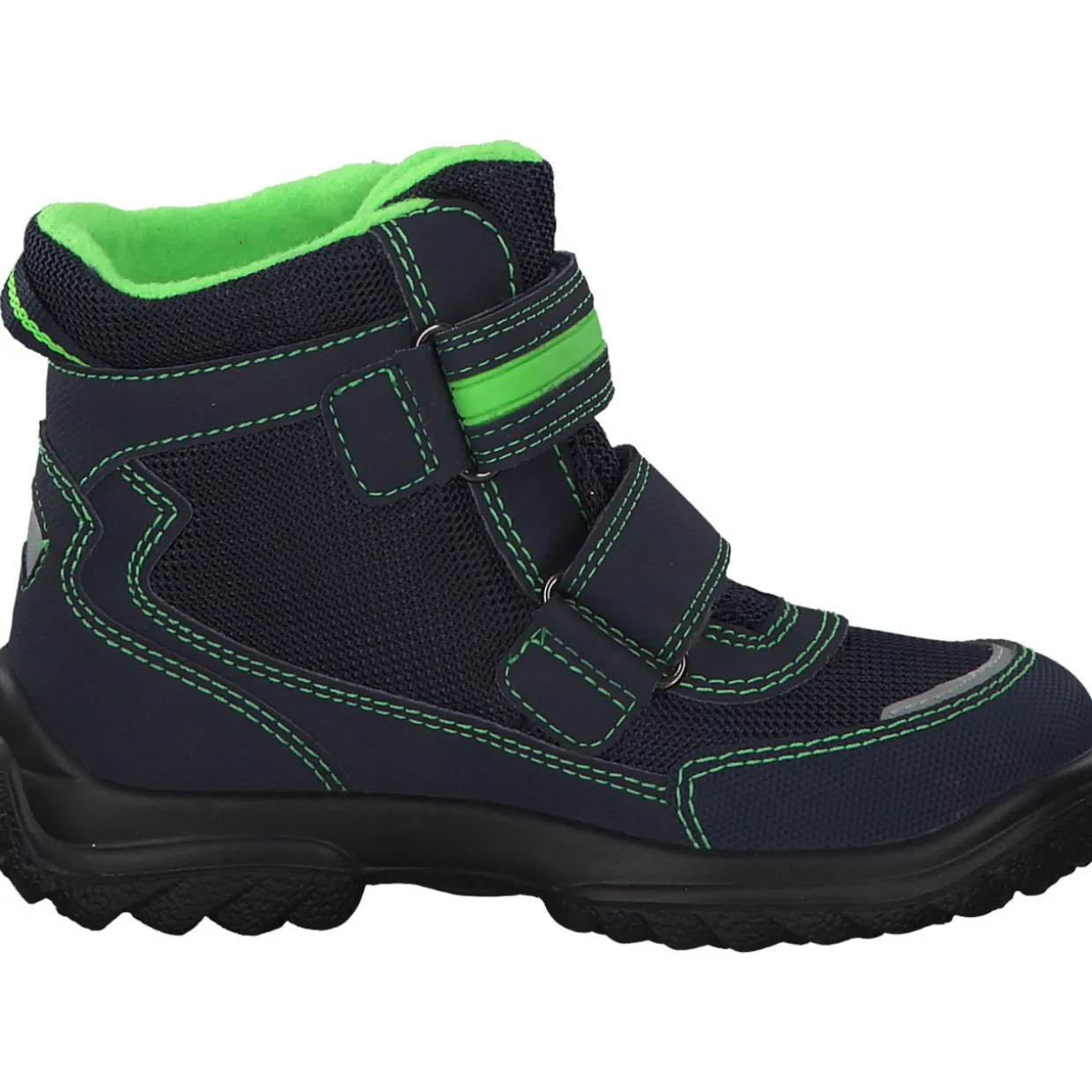 Superfit SNOWCAT 09030, Winterstiefel, Kinder, Grün (Blau/Grün)