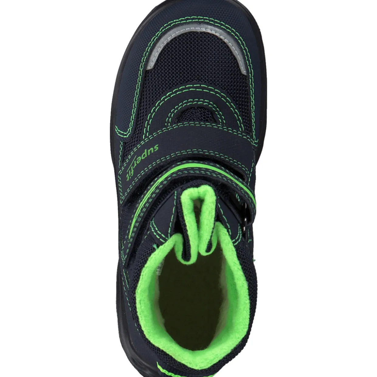 Superfit SNOWCAT 09030, Winterstiefel, Kinder, Grün (Blau/Grün)