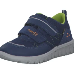 Superfit SPORT7 MINI 06182 M, Slipper (Kinder), Kinder, BLAU/HELLGRÜN