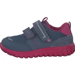 Superfit SPORT7 MINI 06203 W, Sneakers Low, Kinder, BLAU/PINK