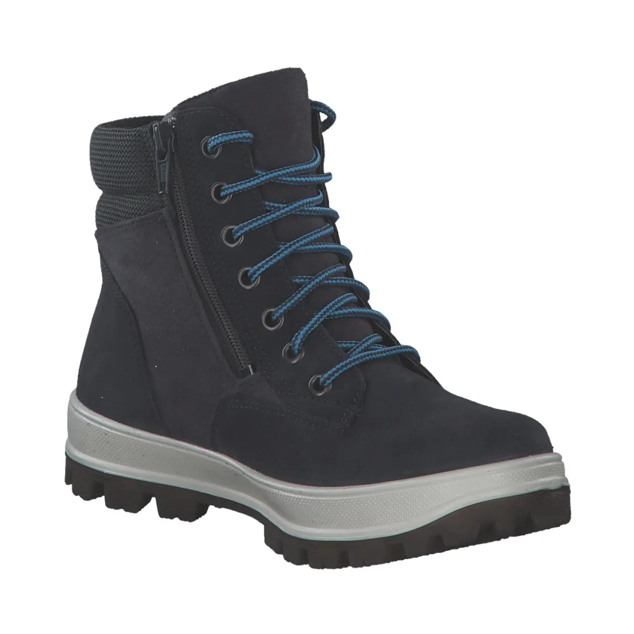 Superfit TEDD 800476, Stiefel, Kinder, GRAU/TÜRKIS