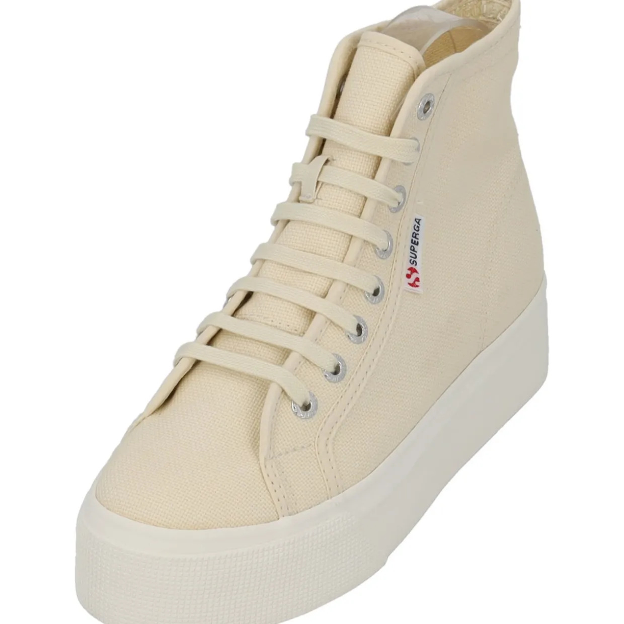 Superga 2708 Hi Top S41273W, Sneakers High, Damen, beige - eggshell