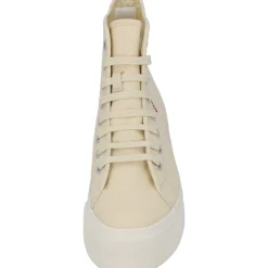 Superga 2708 Hi Top S41273W, Sneakers High, Damen, beige - eggshell
