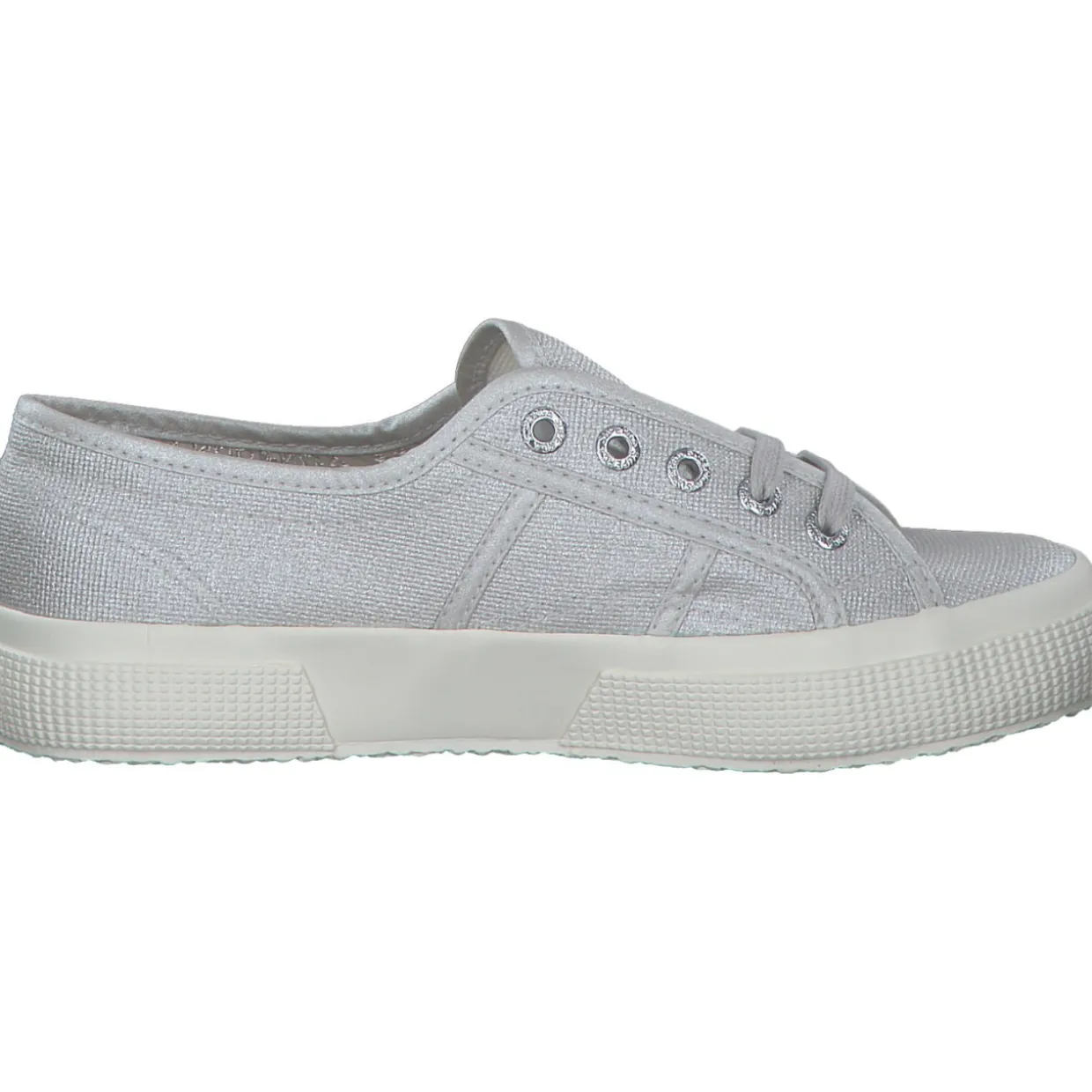 Superga 2750 Lame S8124ZW, Schnürschuhe, Damen, grey silver-favorio