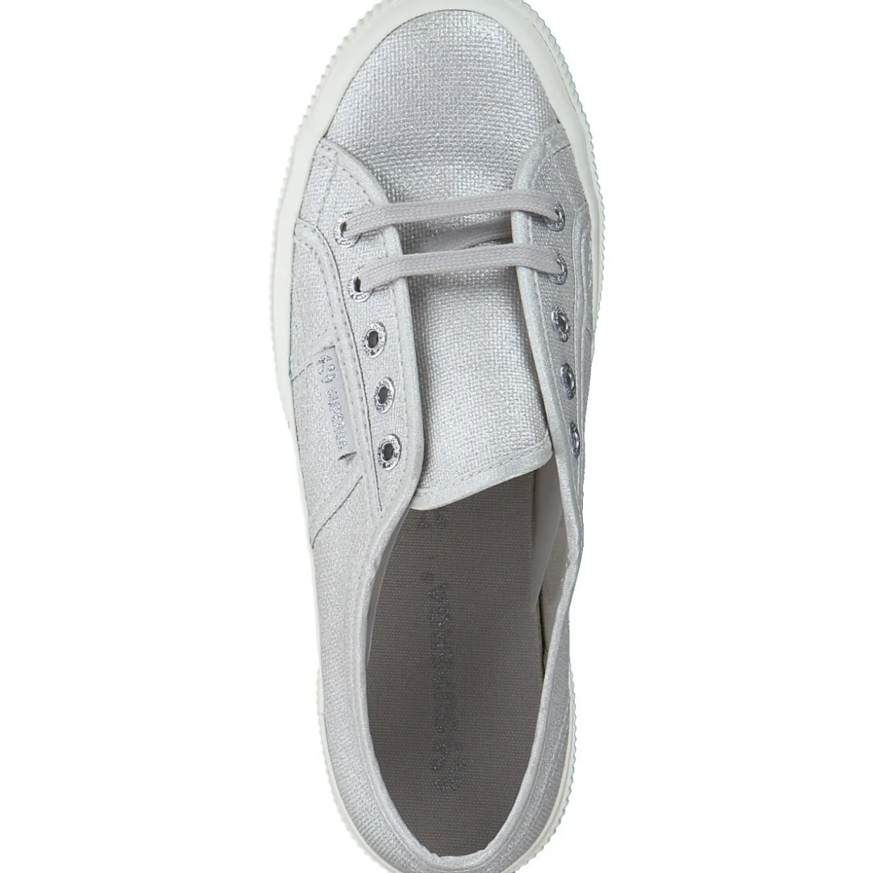 Superga 2750 Lame S8124ZW, Schnürschuhe, Damen, grey silver-favorio