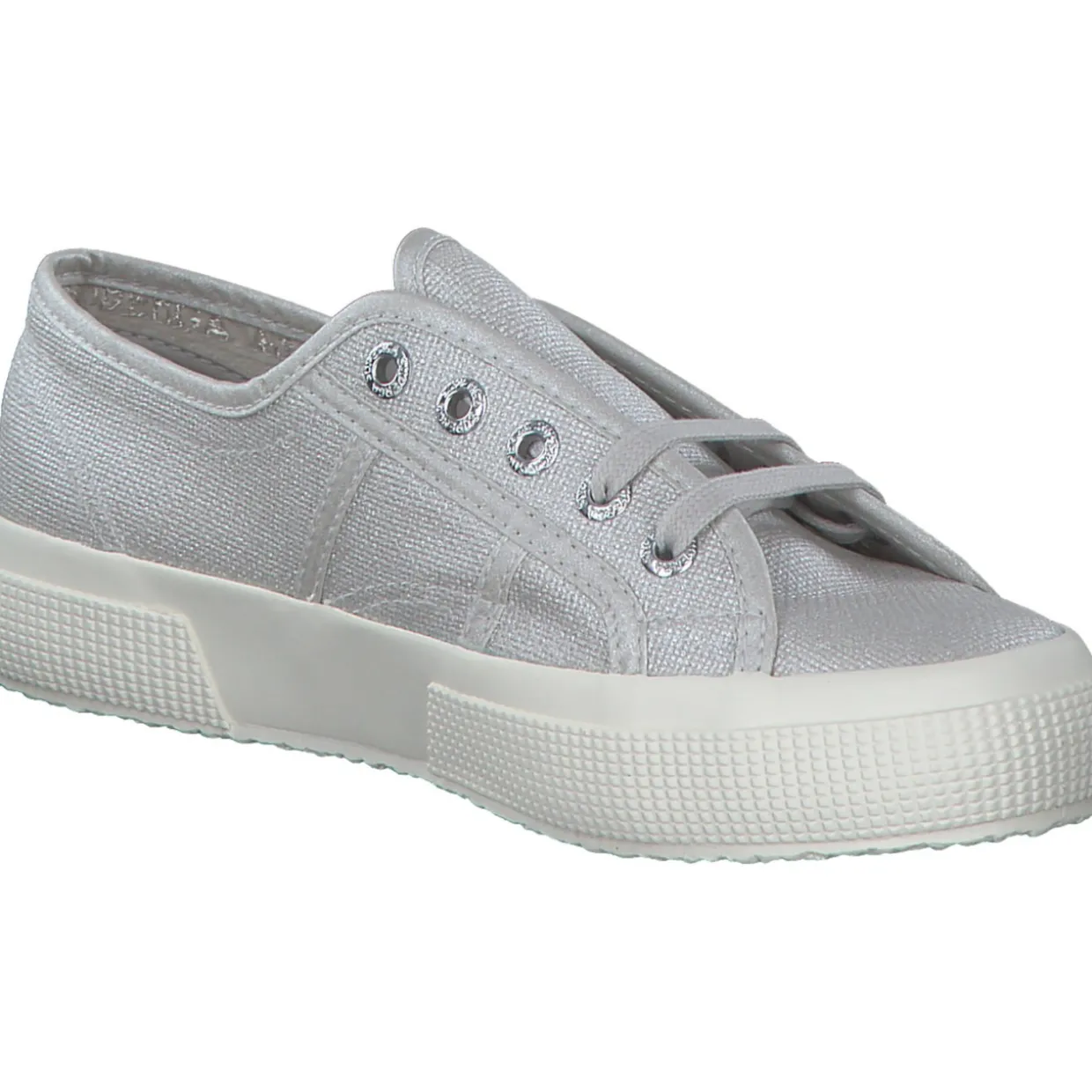 Superga 2750 Lame S8124ZW, Schnürschuhe, Damen, grey silver-favorio