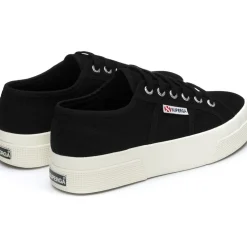 Superga 2740 Platform S21384W, Schnürschuhe, Damen, Schwarz