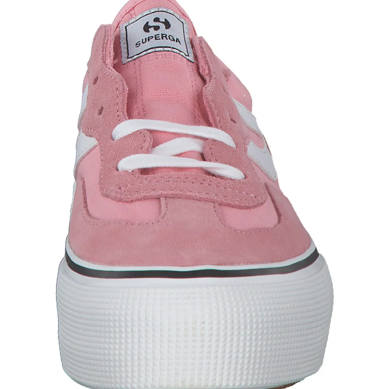 Superga 3041 Revolly Colorblock S1151MW, Schnürschuhe, Damen, pink white