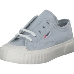 Superga 2630 Stripe S00GRT0, Sneakers Low, Damen, grey lilla favorio
