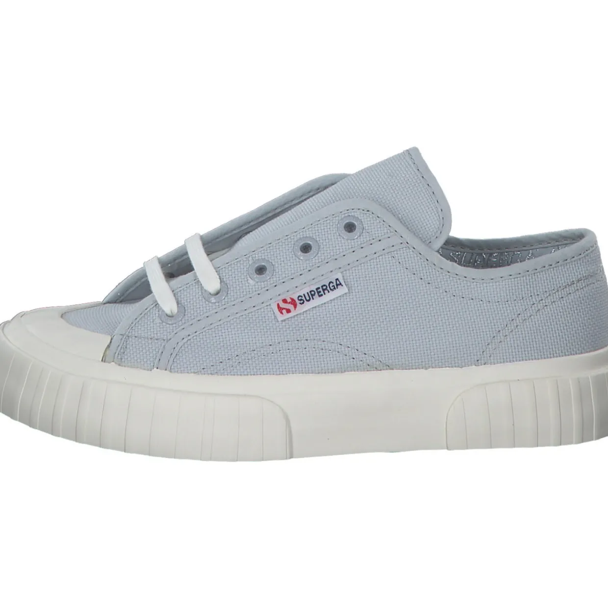 Superga 2630 Stripe S00GRT0, Sneakers Low, Damen, grey lilla favorio