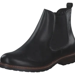 Tamaris 25056, Chelsea Boots, Damen, BLACK LEATHER
