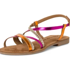Tamaris 28139, Keilsandaletten, Damen, FUXIA COMB