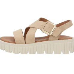 Tamaris 28705, Keilsandaletten, Damen, Beige