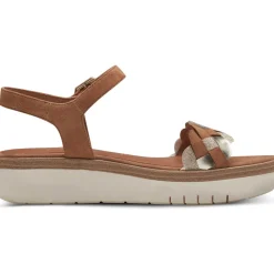 Tamaris 28216, Keilsandaletten, Damen, COGNAC COMB