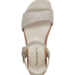 Tamaris 28166, Keilsandaletten, Damen, CHAMPAGNE