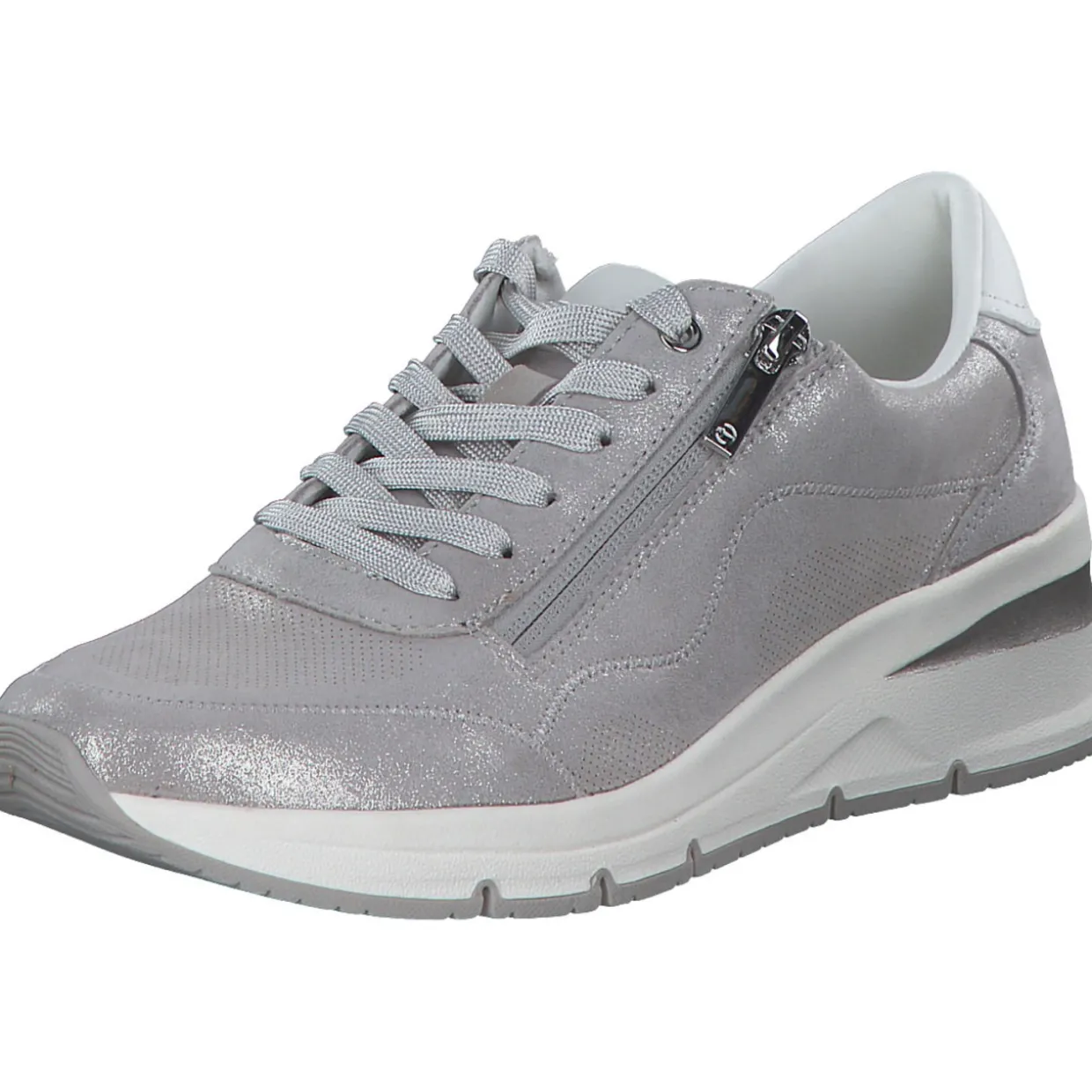 Tamaris 1-23761-42/941 M2376142, Schnürschuhe, Damen, silver