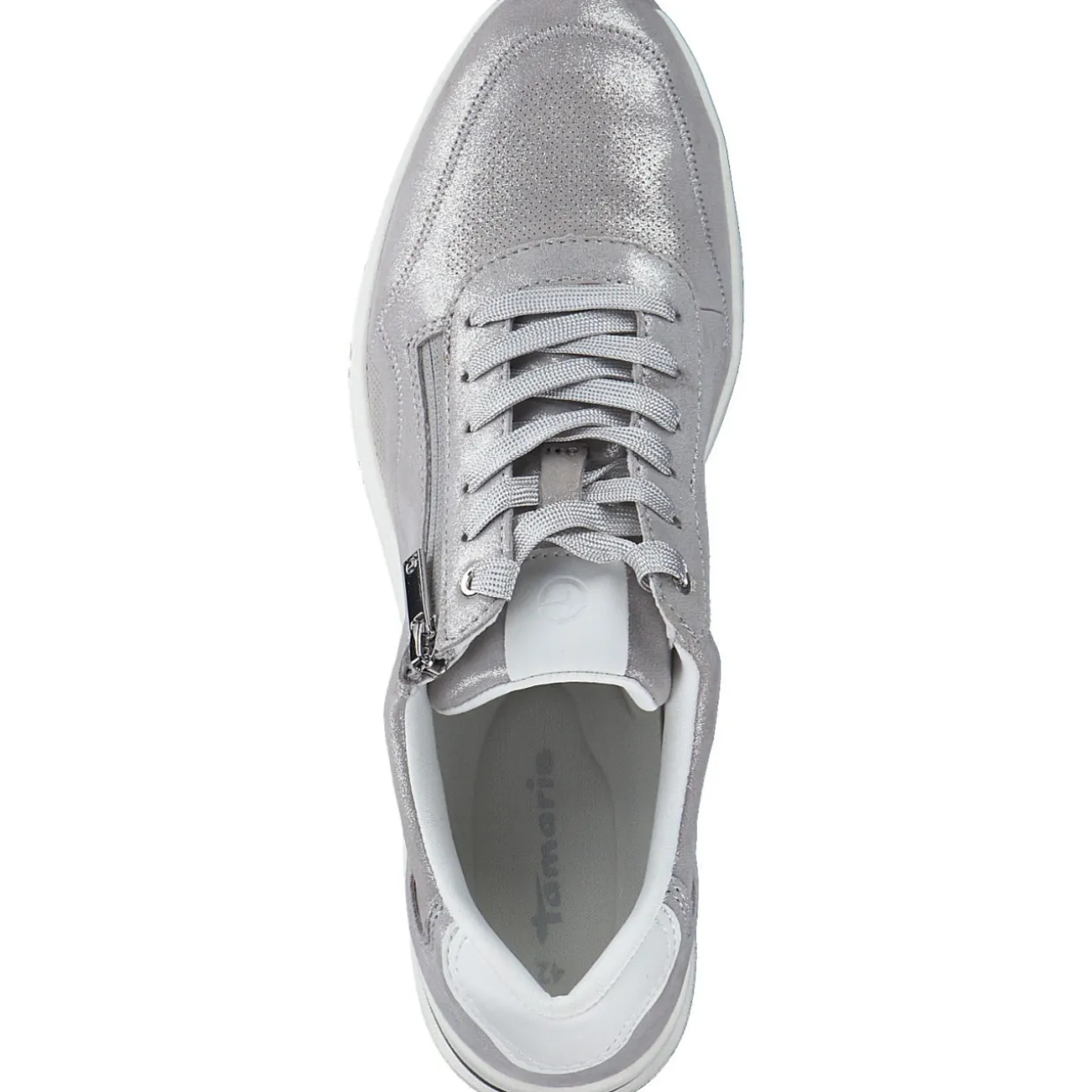 Tamaris 1-23761-42/941 M2376142, Schnürschuhe, Damen, silver