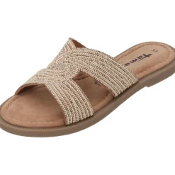 Tamaris 27113, Plateau-Pantoletten, Damen, COPPER GLAM