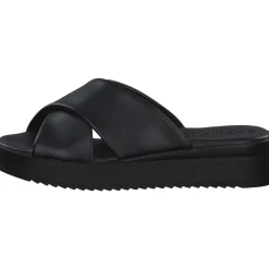 Tamaris 27214, Plateau-Pantoletten, Damen, Schwarz