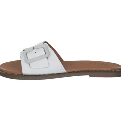 Tamaris 27105, Plateau-Pantoletten, Damen, WHITE LEATHER