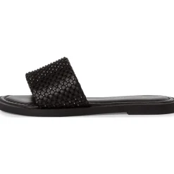 Tamaris 27125, Plateau-Pantoletten, Damen, Schwarz