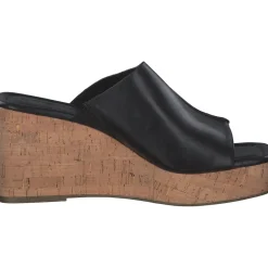 Tamaris 27225-42, Plateau-Pantoletten, Damen, Schwarz