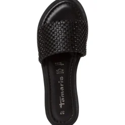 Tamaris 27125, Plateau-Pantoletten, Damen, Schwarz