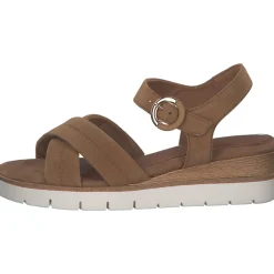 Tamaris 28202, Plateau-Sandaletten, Damen, CAMEL